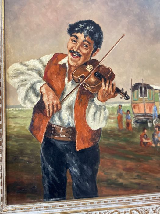 Tablou , ulei pe panza -78/68 cm