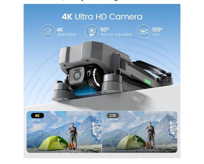 Dronă Holy Stone HS440G 4K GPS 23 min zbor