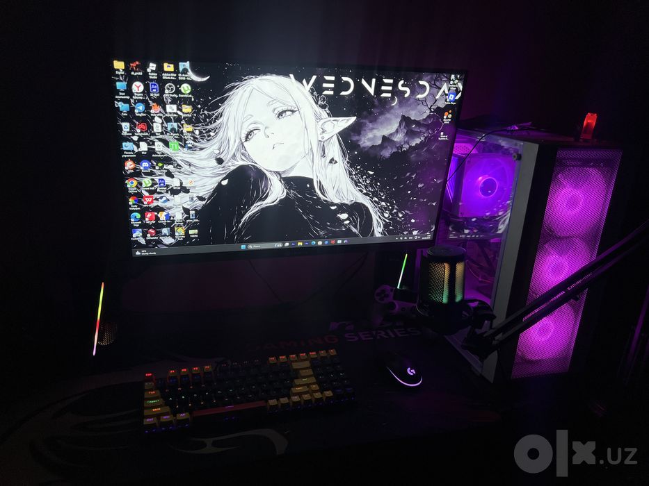 Gaming PC i5-12400F RX 580 8GB + Monitor 100Hz