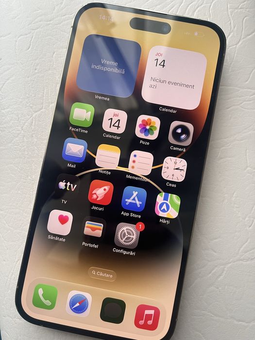 iPhone 14 Pro Max Gold 128Gb - 100% Baterie