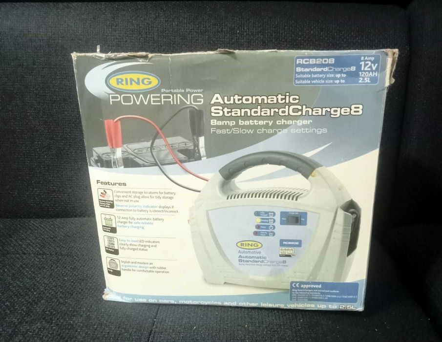 Redresor automat de baterie 8A, RING RCB208