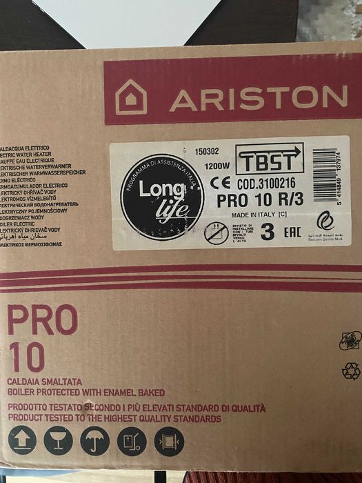 Vand boiler electric Ariston PRO 10 nou