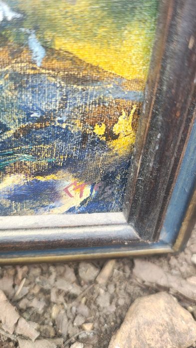 Продавам маслена картина 40/30см и красив пейзаж 34/34