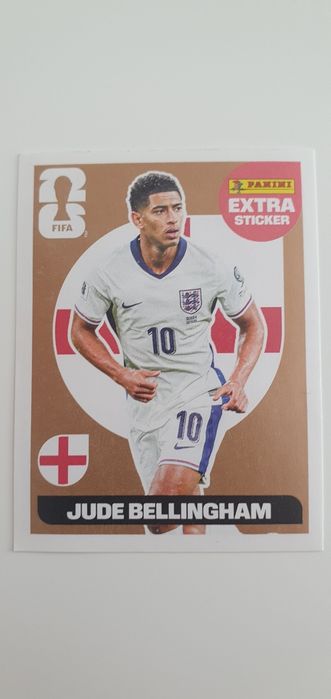 Extra sticker bronze Jude Bellingham,Panini World cup 2026
