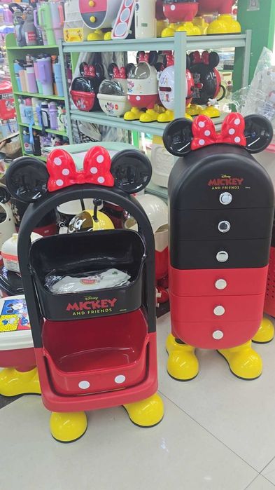 детские комод для хранения вещей в стиле Микки и Минни Маус