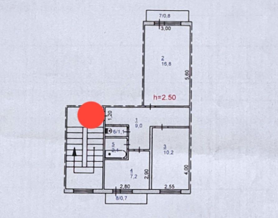 Продам 2 комн.квартиру, 3/5