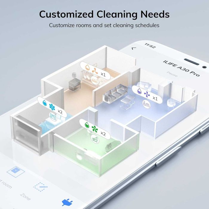 A30 Pro | Прахосмукачка робот с лазерна навигация