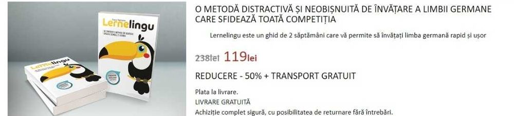 Carte de invatat limba germana LerneLingu