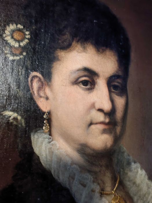 Tablou Nicolae Iliescu ( Elliescu ) 1882 ulei pe panza dimensiune mare