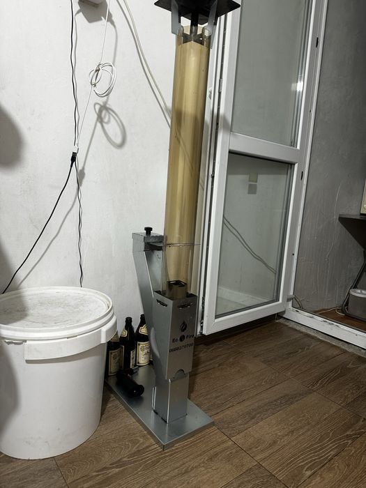 Бездимна печка на палети