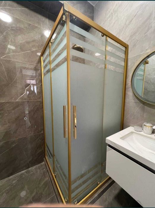 Стикляний душ кабина премум класса 10 мм 6 мм