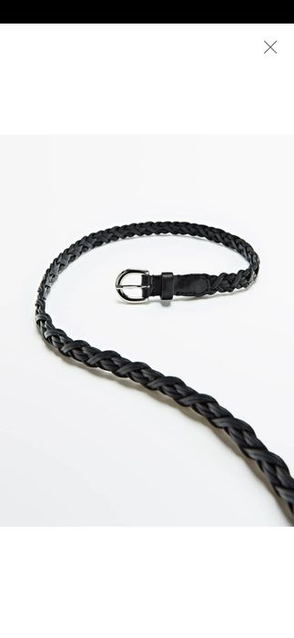 Кожанный ремень плетенный