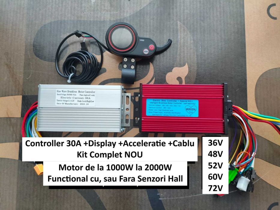 Controller NOU ‼️KIT Complet ‼️ DIsplay si acceleratie‼️ Universal