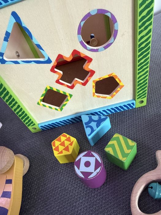 Лот дървени играчки