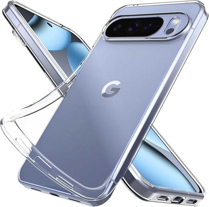 Прозрачен силиконов гръб Crystal за Pixel 10, Pixel 10 Pro XL, 10 Pro