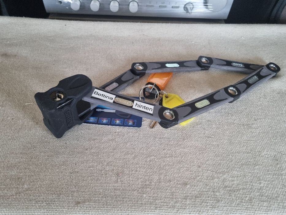 Antifurt bicicleta (lacat) Abus X Plus Bordo. Impecabil.