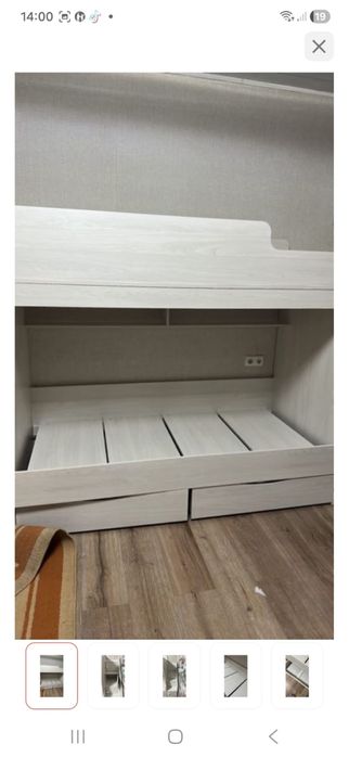 Детская кровать двухъярусная