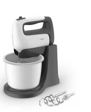 Mixer cu bol Tefal Prep'Mix+HT464138,500W,bol2.5Lauto-rotativ,5 trepte