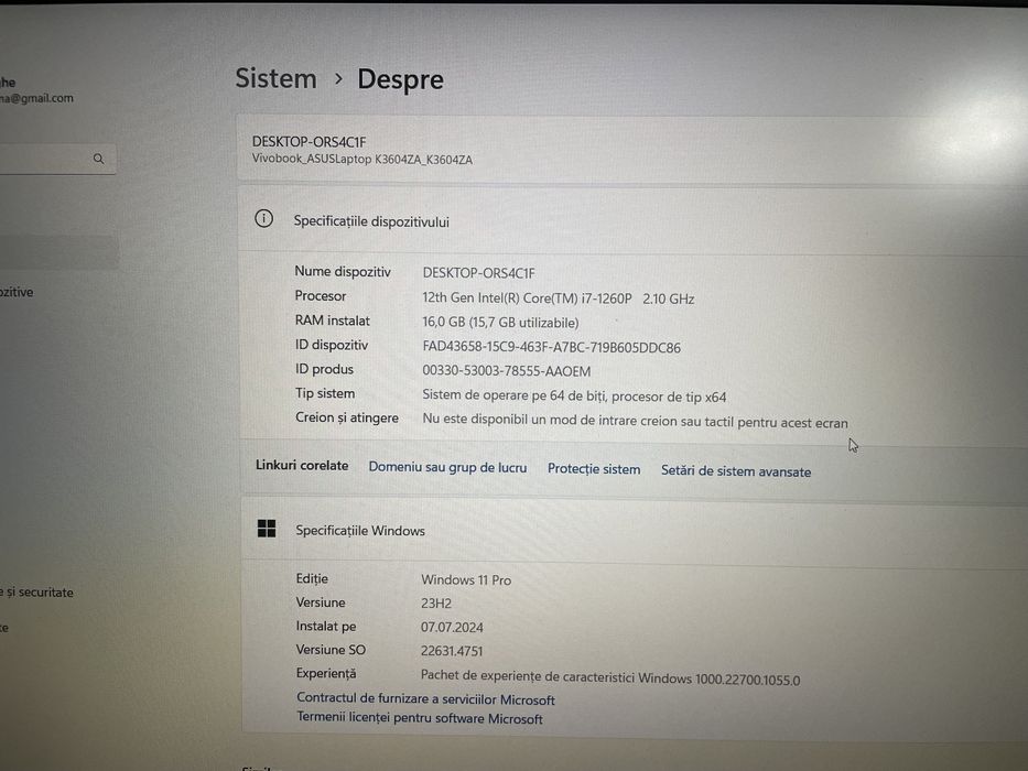 laptop asus vivobook 16x