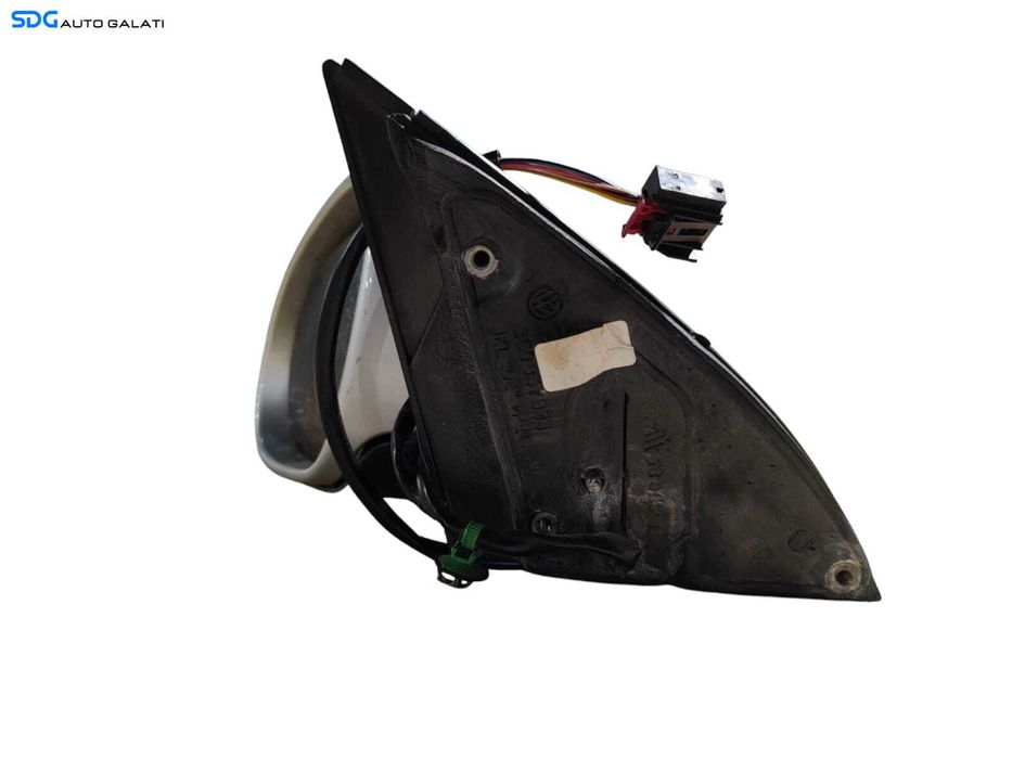 Oglinda Stanga Electrica Fara Pliere Rabatare Electrica cu Semnalizare Argintiu LA7W Volkswagen Passat B6 2005 - 2010 (Fara Sticla) [LR0570]
