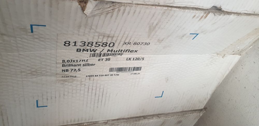 4 Jante Alu NoiBORBET Mercedes C  CLAS/17.BMW