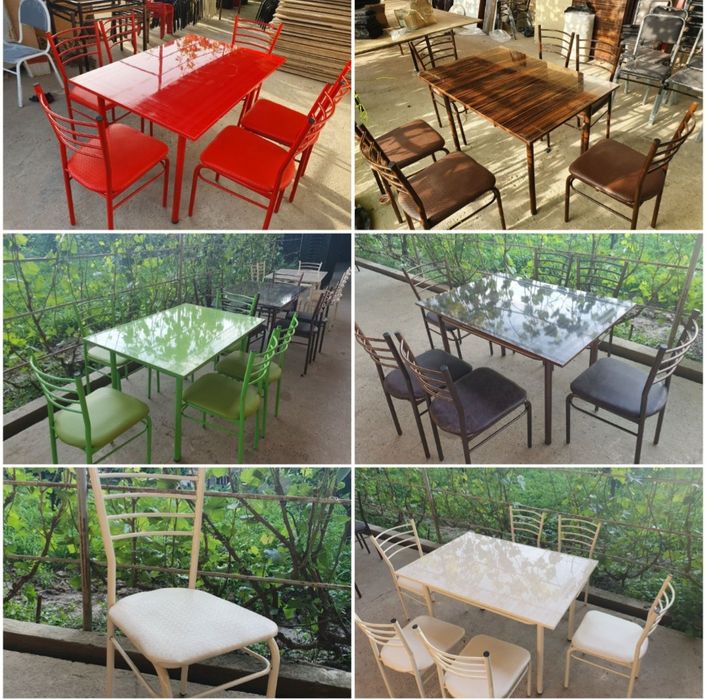 Mebel.  Oshxona uchun stol va stullar