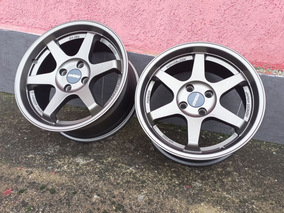16"4x100 Rays T37 Volk Racing Opel Honda Suzuki Bmw e30 vw Golf Black Матт Бронз