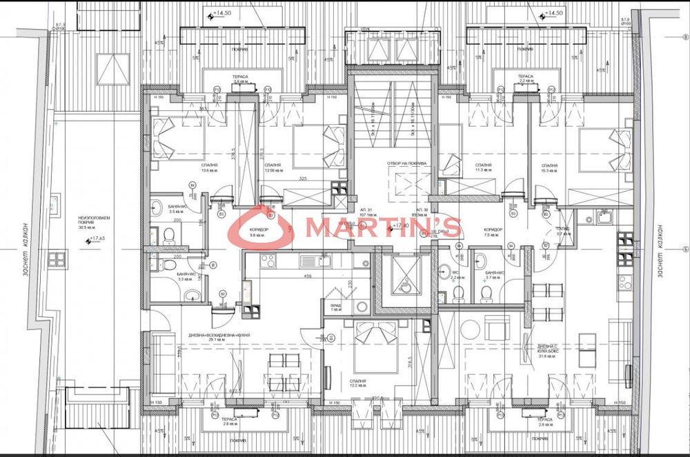 Продава се Четиристаен апартамент в София, Зона Б-19 - 147 кв.м за 1249 €/кв.м - Снимка #6