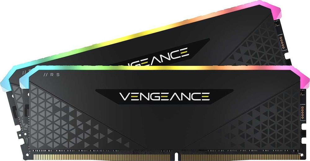 Memorie RAM CORSAIR VENGEANCE RGB 64GB (2x32GB) DDR4 3200MHz Dual Channel Kit