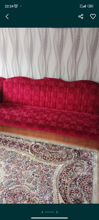 Угловой диван и 2 кресла