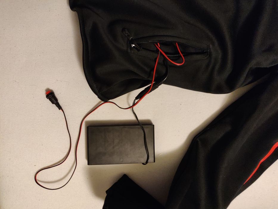 Geaca moto motor Wolf-Pack led lumini Tron