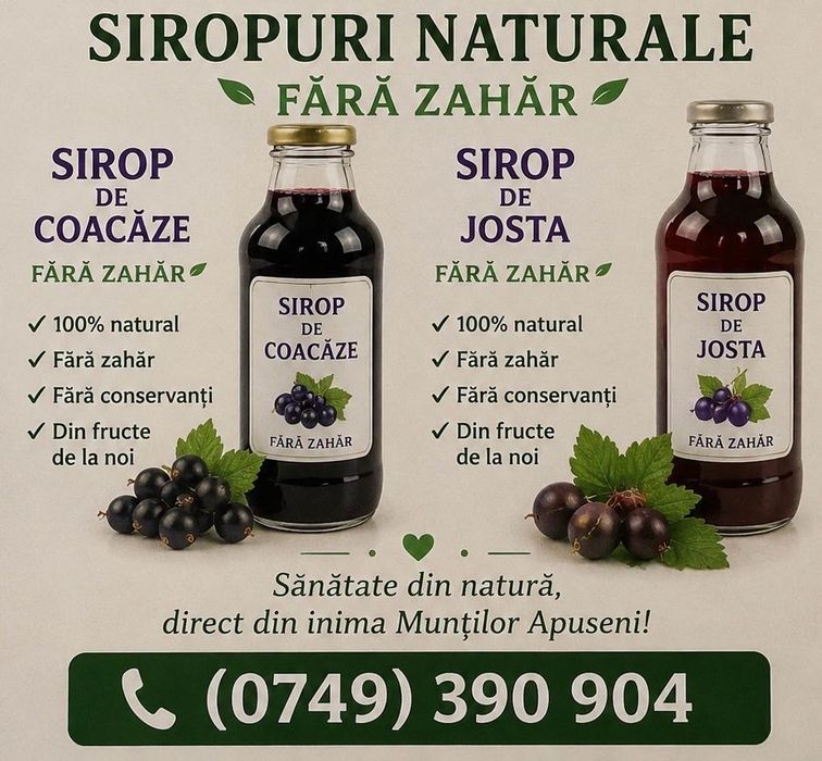 Vand sirop coacaje si josta
