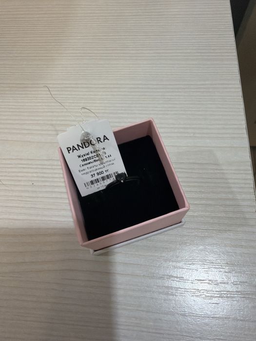 КОЛЬЦО PANDORA «черное сердце»