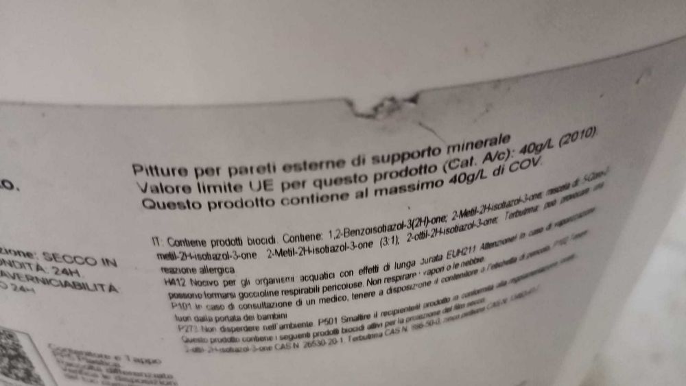 vopsea minerala siliconica de exterior - premium Italia Stettef