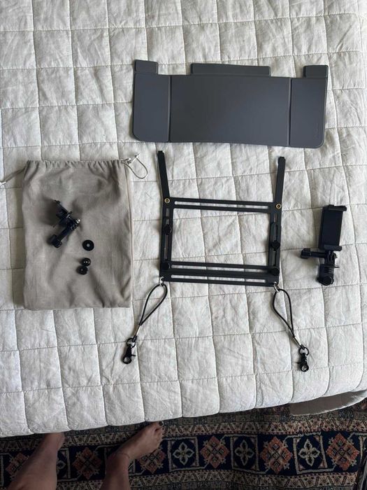 Стойка за телефон и екшън камера с магнитен абажур, комплект за монтаж