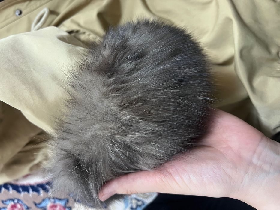 Парка с натуральным мехом