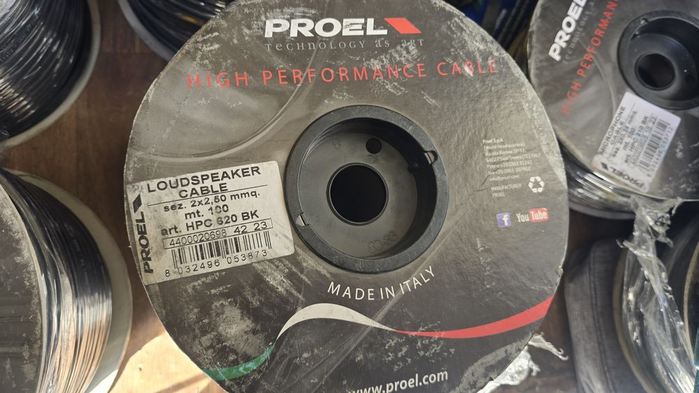 Аккустический и микрофонный кабель