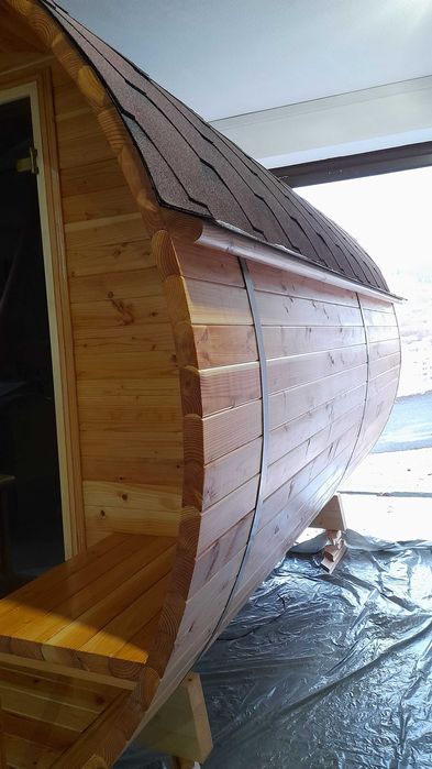 Сауна барел, градинска сауна, сауна тип бъчва ,финландска сауна