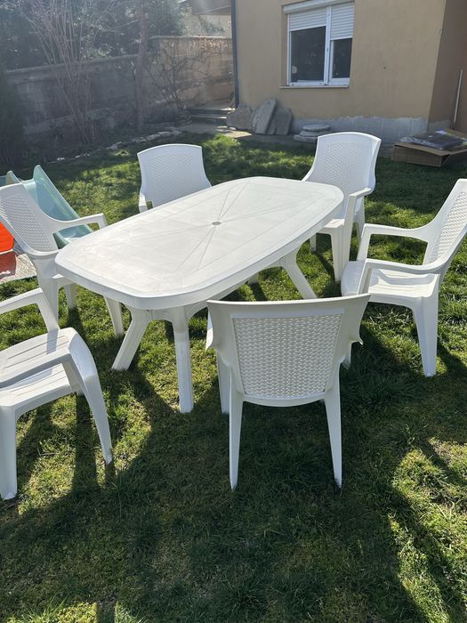 Градинска маса + 6 стола