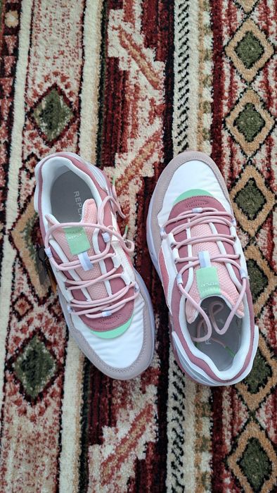 Vand adidasi dama Replay marimea 39 din piele si textil roz cadou idea