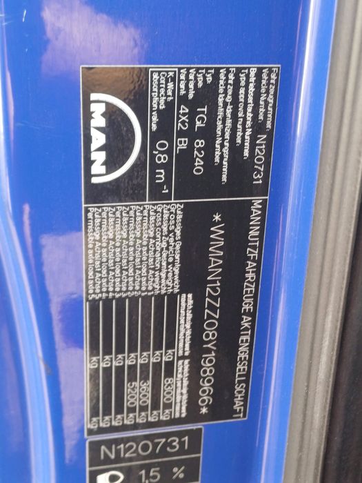 MAN TGL  8 T 240CP