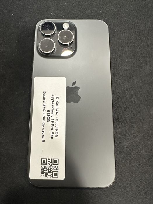 Iphone 15 Pro Max 512Gb id-xxl6747