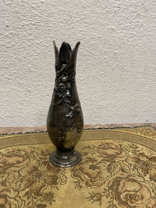 Английска посребрена ваза