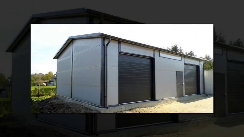 Vand hala metalica 10m x20m cu panou sandwich