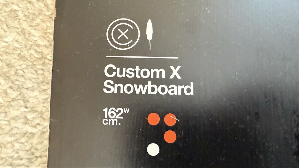 Placa Burton Custom x Camber Snowboard