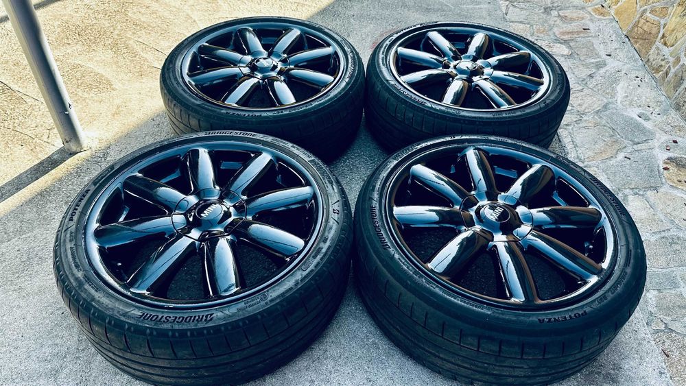 Джанти Mini Cooper 7Jx17, 4x100, ET48 с летни гуми Bridgestone Potenza Sport 215/40/17