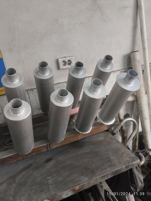 Глушител для всех типов автомобилей.