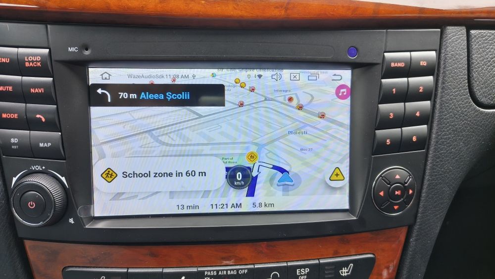 Navigatie Android Mercedes E Class W211