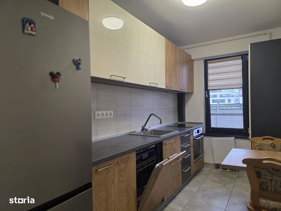 Apartament 3 camere parter si curte 45m  de inchirat Rond OMV Pipera