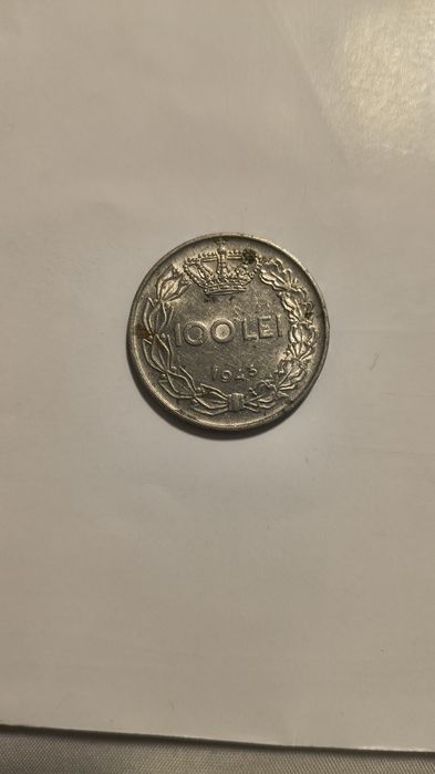 Monedă Regele Mihai 100 lei 1945